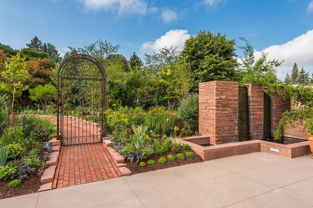A gate near the garden