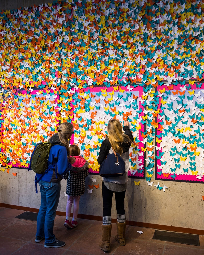 Memory Wall participatory display