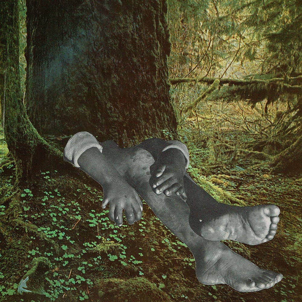 Kyle Cornish, "Normal American Boy," paper collage, 2020. 