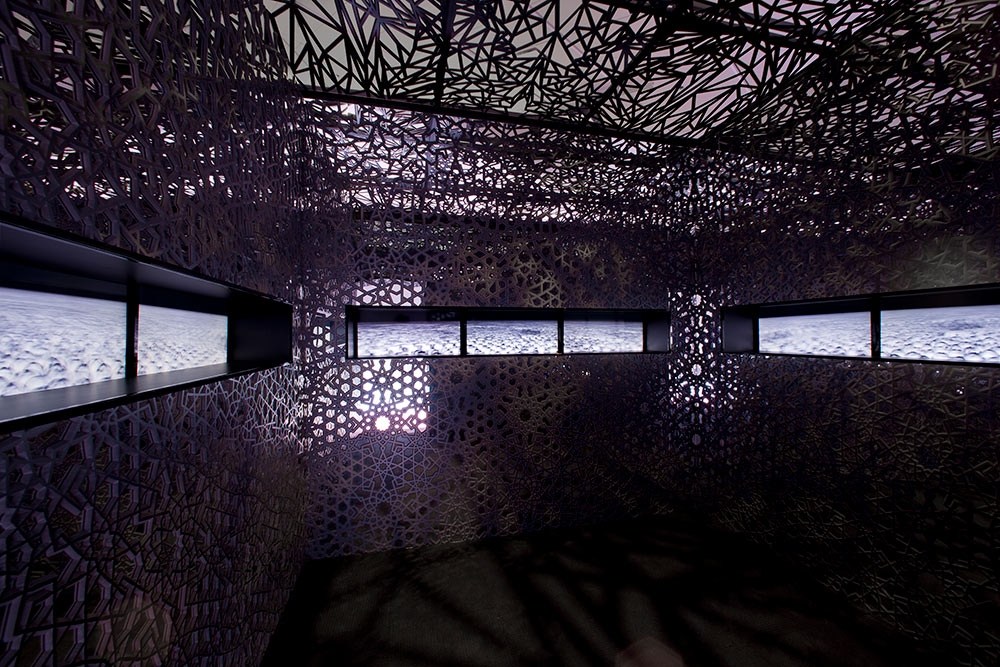 Laleh Mehran, "Men of God, Men of Nature," site-specific installation & performance, 2012-2013. Photo courtesy of Ron Pollard. 