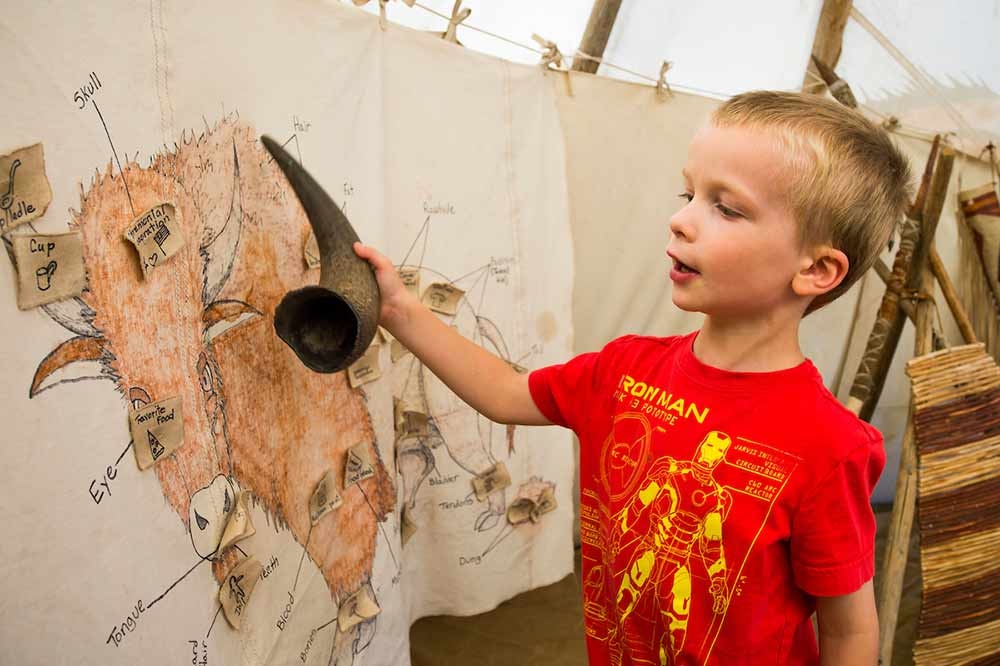 Child at Plains Conservation Center