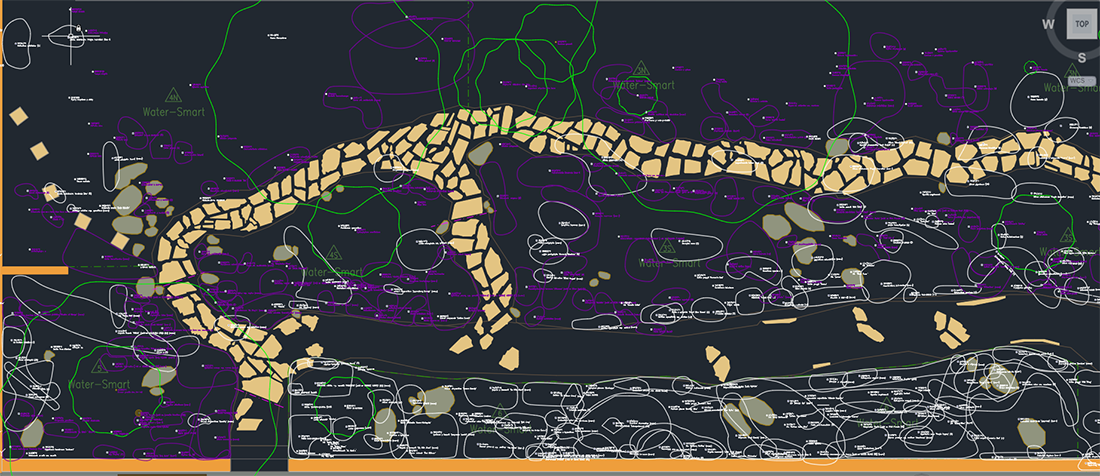 Mapping plants in AutoCAD