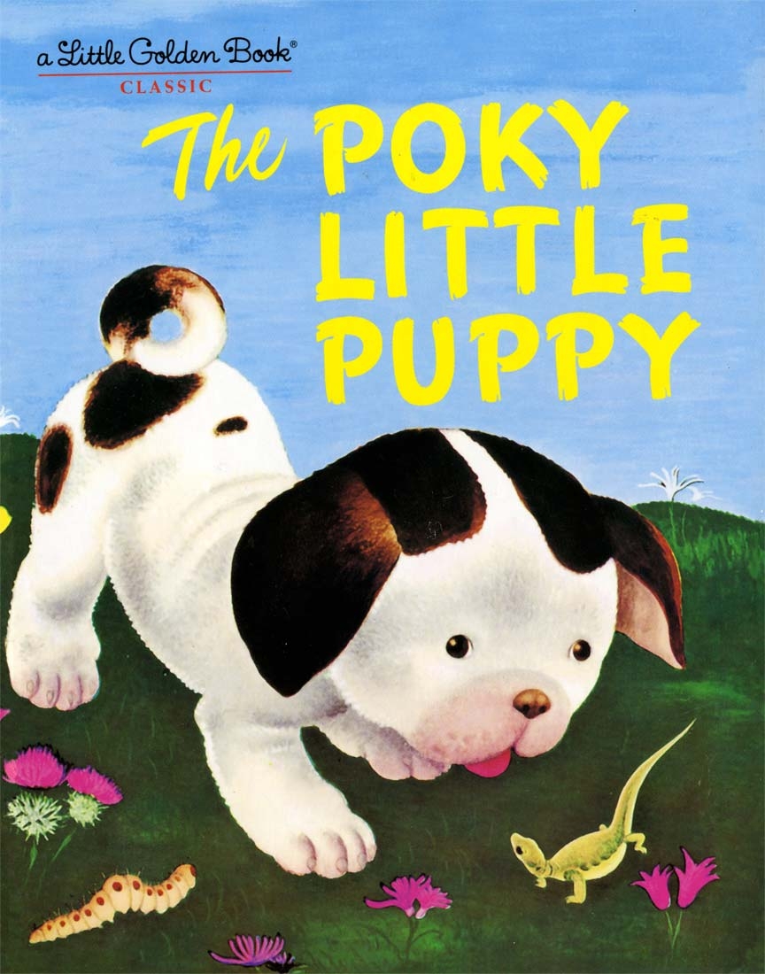 Gustaf Tenggren, illustration from "The Poky Little Puppy." Story by Janette Sebring Lowrey, published by Golden Press, NY, 1942. Courtesy of the Kerlan Collection, University of Minnesota.