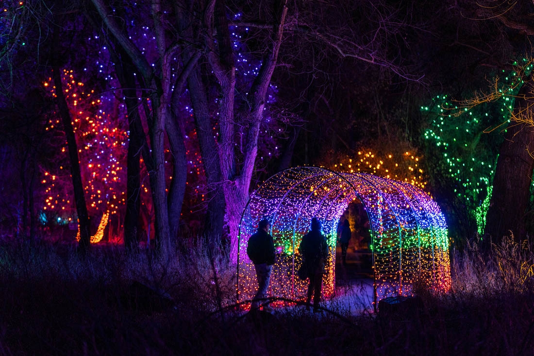 Trail of Lights tunnel