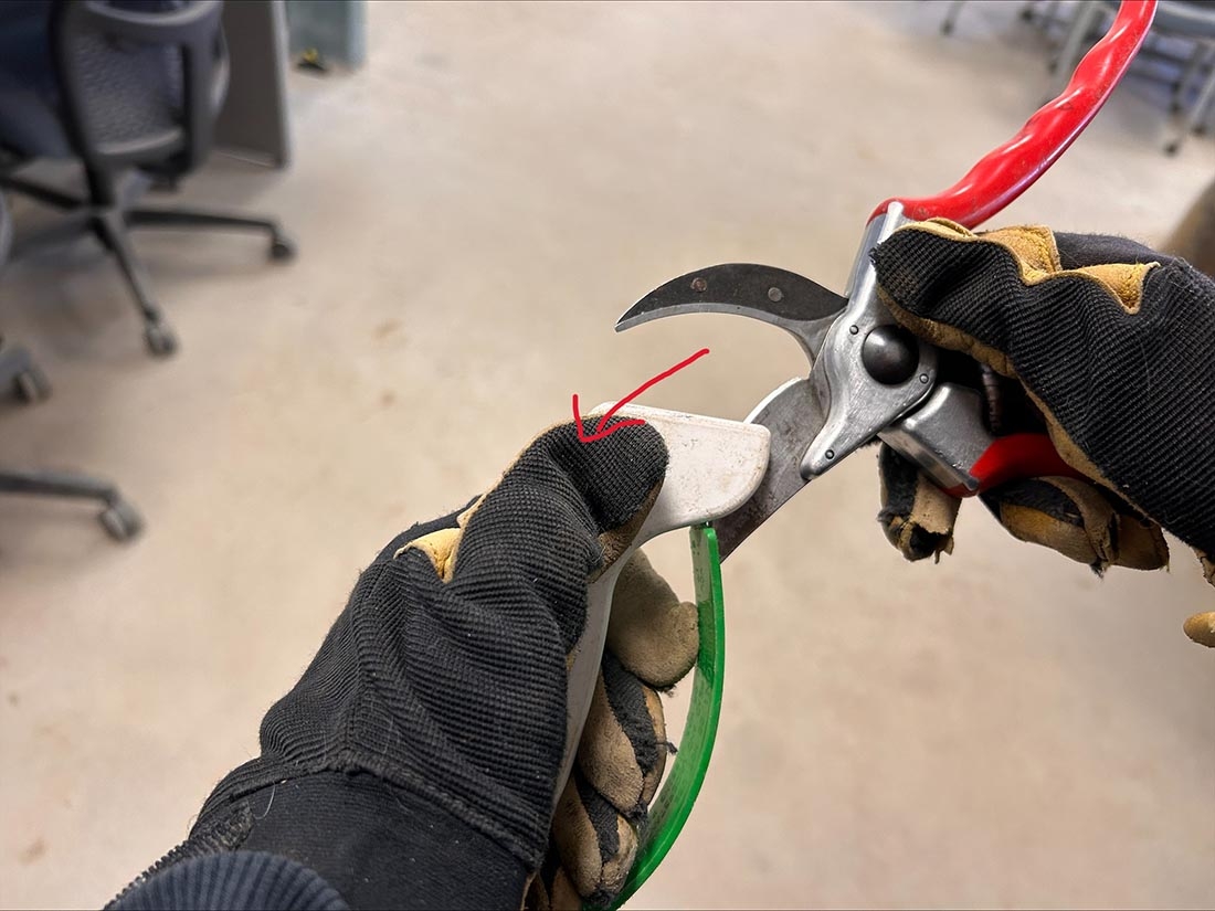 sharpening pruners