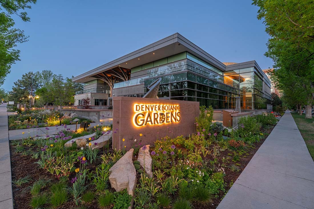 The Freyer Newman Center at dusk