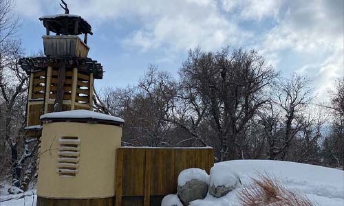 Play Area in the snow