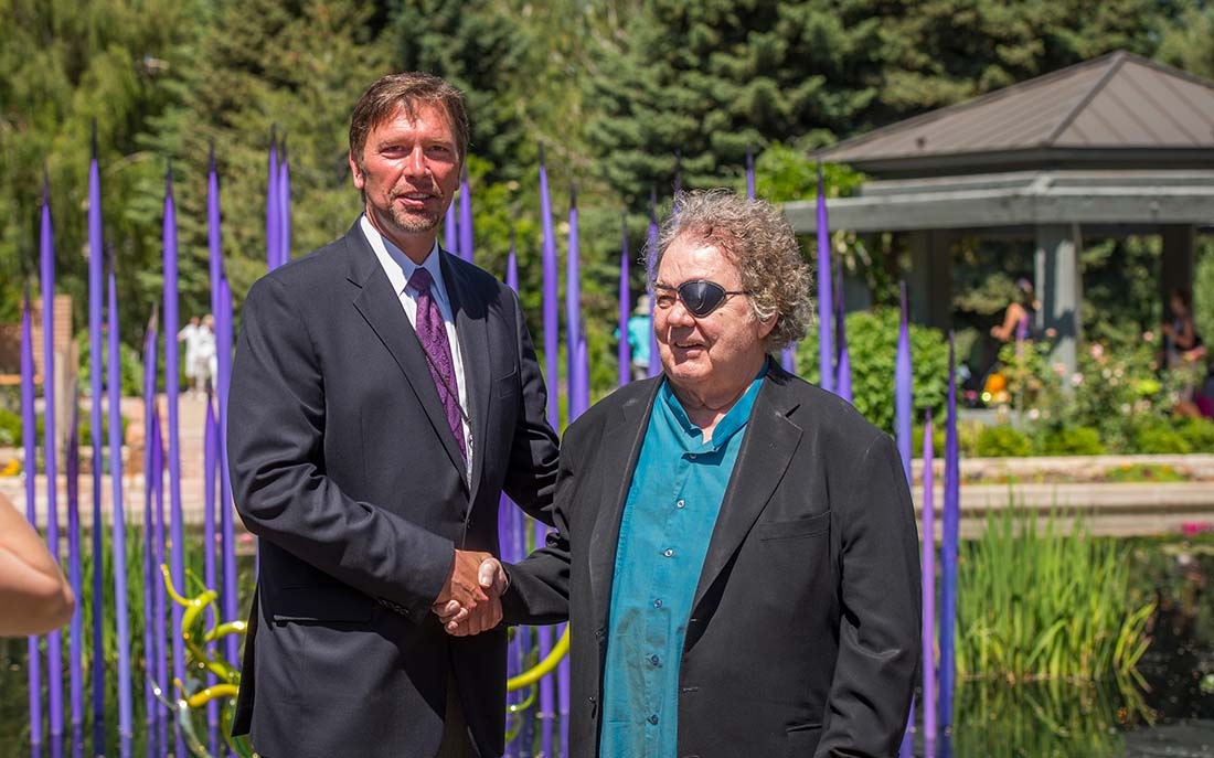 Brian with Dale Chihuly