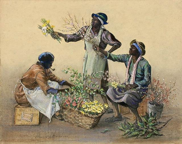 flower sellers c1949