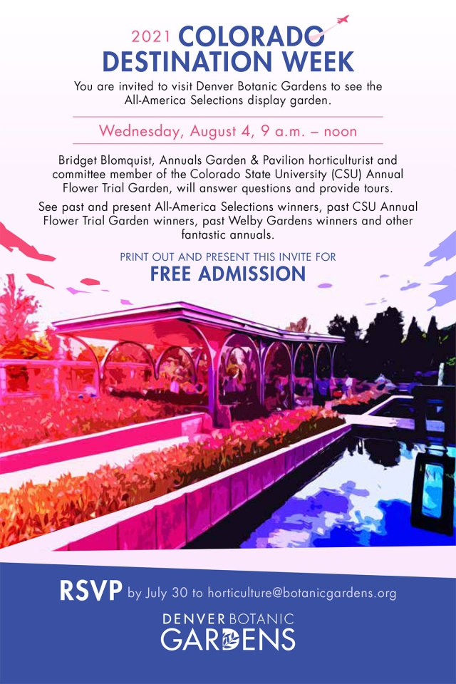 2021 Colorado Destination Week invitation