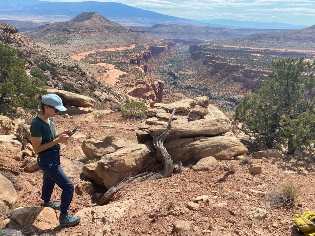scientist records data