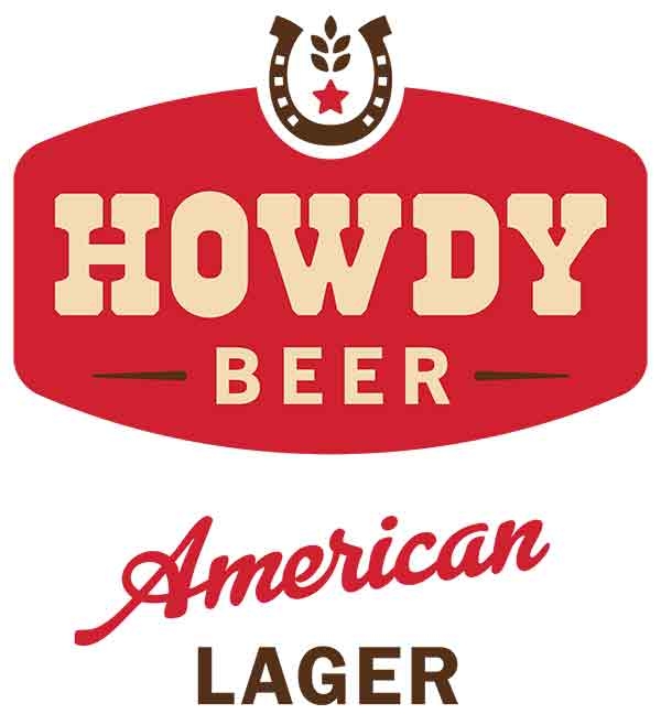 Howdy Beer and American Lager logo