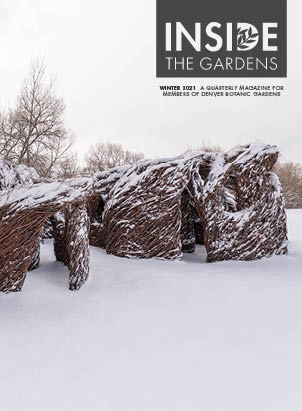 Winter 2021 - Inside the Gardens cover art.
